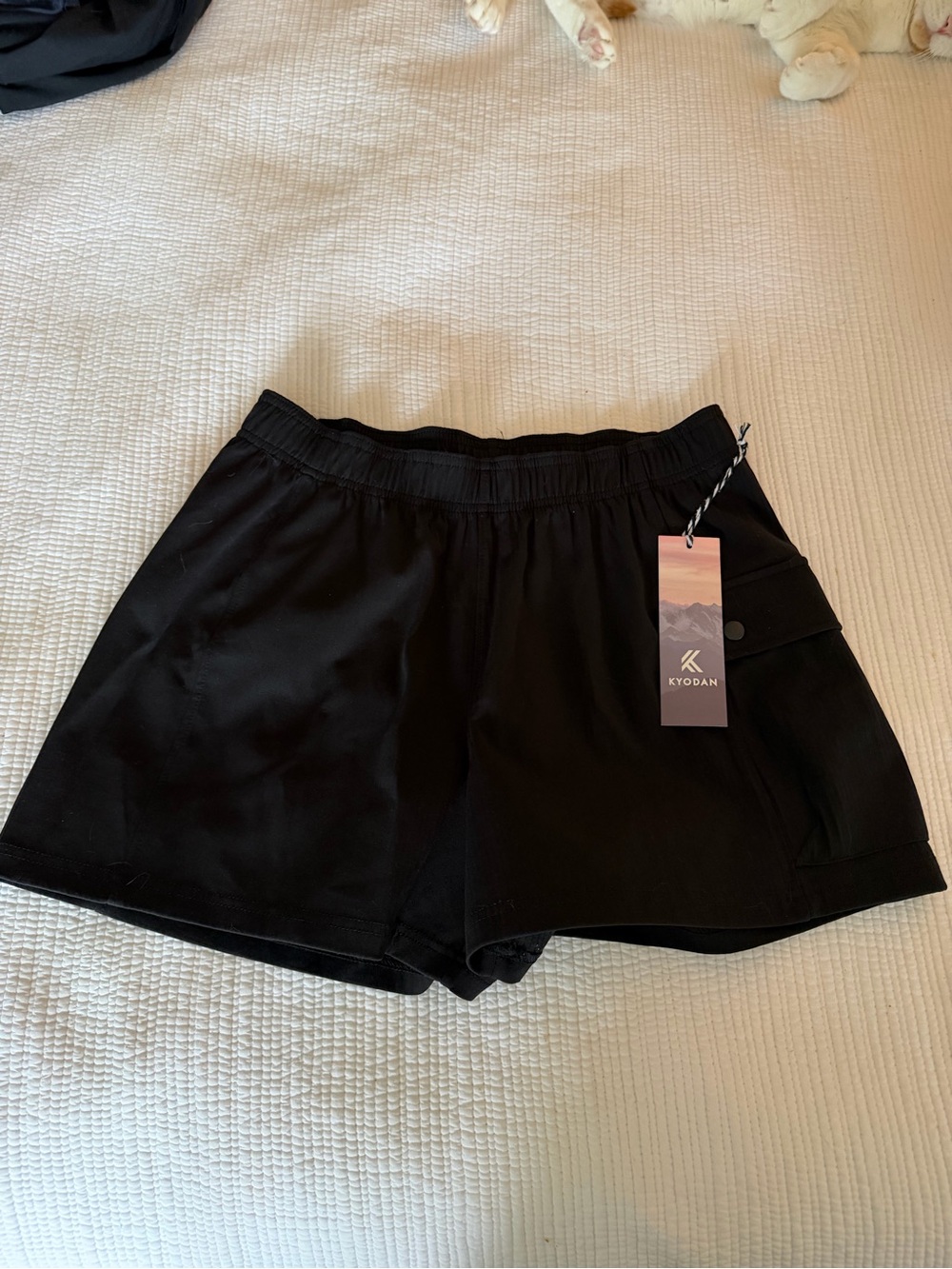 Kyodan Black Women's Athletic Shorts with Side Pocket